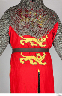  Photos Medieval Knight in mail armor 8 Historical Medieval soldier red tabard upper body 0006.jpg
